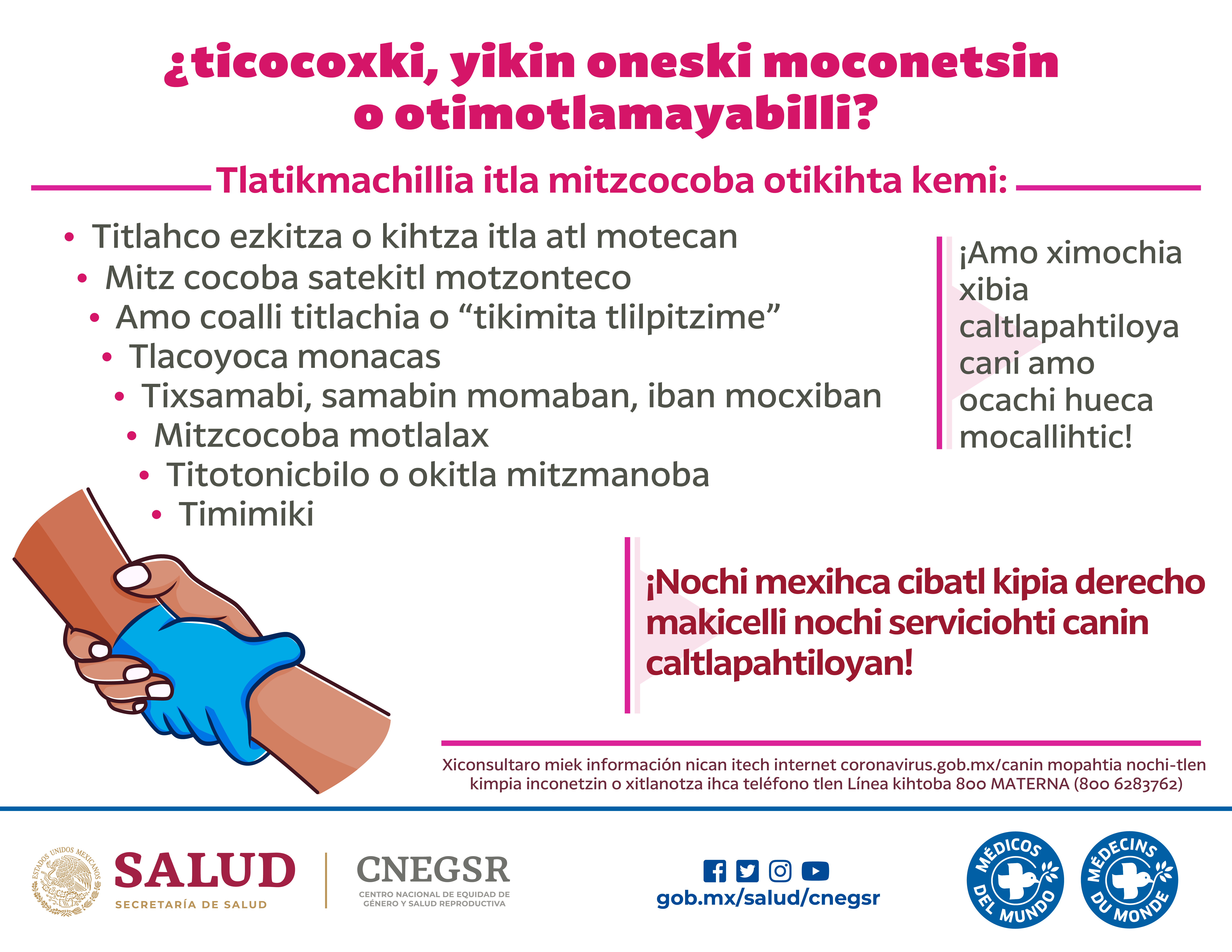 Información en Nahuatl